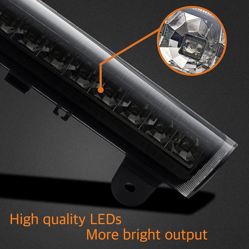 Cxdar Third 3rd Brake Light LED for 2000-2006 Chevy Suburban Tahoe, High Mount Rear Brake Lights Assembly for 00-06 GMC Yukon, Waterproof Center Cab Cargo Lamp Stop Light - Image 3